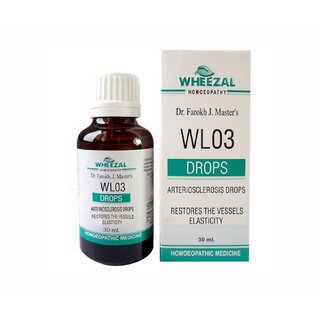 Wheezal WL-3 Arteriosclerosis Drops (30ml) (PACK OF TWO)