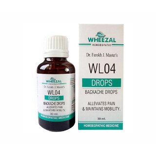 Wheezal WL-4 Backache Drops (30ml) (PACK OF TWO)