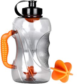 STEALTH Gallon Protein Shaker Bottle 1.5 Liter (Orange)