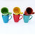 Coffee Tea Mugs Cups Set of 6 Studio Pottery Ceramic (Multicolor, 300 ml Each) | Tea | Hand Glazed & Handmade