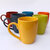 Coffee Tea Mugs Cups Set of 6 Studio Pottery Ceramic (Multicolor - 300 ml Each) | Tea | Hand Glazed & Handmade