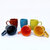 Coffee Tea Mugs Cups Set of 6 Studio Pottery Ceramic (Multicolor - 300 ml Each) | Tea | Hand Glazed & Handmade