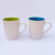 Coffee Tea Mugs Cups Set of 6 Studio Pottery Ceramic (Off White -  300 ml Each) Hand Glazed & Handmade