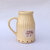 Handcrafted Tea Coffee Milk Flask Can Tall Mugs (Cream,  425ml,) |Milk Mugs| Cappuccino | Espresso | Set of 2