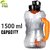 STEALTH Gallon Protein Shaker Bottle 1.5 Liter (Orange)