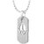 Stainless Steel Peace in world Tag chain pendant Men Women