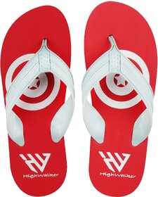 HighWalker Stylish Red Slippers For Men