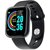 Home Story Y68 Black Smart Watch Fitness Band 35 mm Color Touch Screen for ANDROID and IOS, Blk Strap