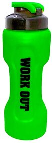 Workout Protein Shaker Bottle Green 500 ML