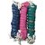 Cotton Printed Dupatta Set for Girl's and Women's (Pack of 3 Multi-color) with 2 Side Lace