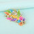 Brass Goldplated Flower design Colourful Sareepin Dupatta  Pin Brooch unisex