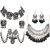 SGM Oxidised Silver Jewel Set-Combo pack (SLC-008)