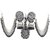 SGM Oxidised Silver Jewel Set-Combo pack (SLC-008)