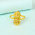 Memoir Brass Goldplated Victoria Queen coin Fashion fingerring Women Girls (ORHR7812)