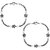 Memoir Brass Oxidised Finish Floral Pattern Payal Pajeb Fashion Anklets Traditional Jewellery Women (AKHR7811)