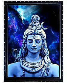 Mperor #Lord shiva Art Digital Reprint # Paper print With Laminated# Multicolour # (18 x 13 Inch)#