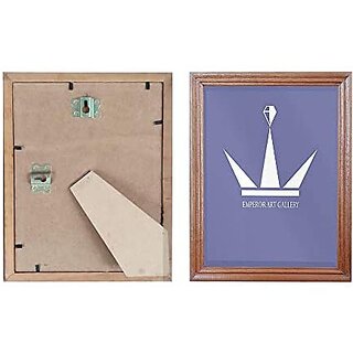                       Emperor Art Gallery Original Teak Wood Picture Frame Set with High Definition Glass for Wall or Table (Size 10 X 12#)                                              