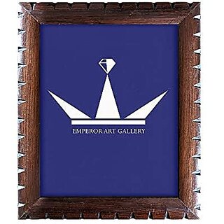                       Emperor Art Gallery Original Rose Wood Picture Frame Set with High Definition Glass for Wall or Table (Size 12.6 X 10.6#)                                              
