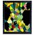 Emperor Art gallery Abstract Art Painting Print With Laminated # Wood Frame # (Size 13.4 x 15.5)