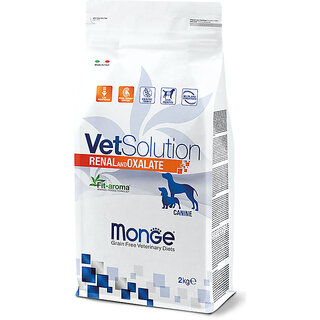                       MONGE VETSOLUTION CANINE RENAL  OXALATE 2KG FOR DOGS                                              