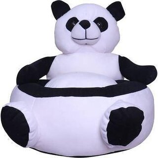                      KIDS WONDERS Baby Teddy Soft Sofa Seat  Comfortable Soft Cushion Sofa (Panda)                                              