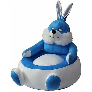                       KIDS WONDERS Baby Teddy Soft Sofa Seat  Comfortable Soft Cushion Sofa (Blue Bunny)                                              