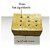 Emperor Art Gallery # Wooden Incense Holder (Yellow) 8 Holes # Size (3.2 x 1.6) inch
