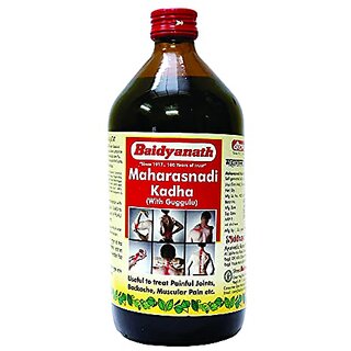 Baidyanath Maharasnadi Kadha with Guggulu Natural 450 ml Pack Of 2