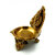 Arihant Craft Hindu God Ganesha Oil Lamp Ganpati Statue Sculpture Hand Craft Showpiece  12.5 cm (Brass, Gold)