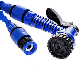 50 FT EXPANDABLE HOSE PIPE NOZZLE FOR GARDEN WASH CAR BIKE WITH SPRAY GUN 1PC (ANY COLOUR)