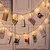 Heart Shape Photo Clip Lights 16 LED, 3 Meter Length, Decoration for Home, Patio, Lawn, Restaurants (Warm White)
