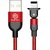 Brightronicsxc2xae Nylon Braided USB Lightning Syncing and Charging Cable sync and Charging Cable for iPhone and ipad 180 Degree Rotation (3.2. Feet/1 Meter) Red