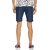 Rianod Solid Men Blue Casual Shorts