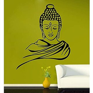                       Ghar Kraft Buddha Wall Sticker                                              