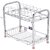 Decoration World Stainless Steel 2,3, 4 Shelf Wall Mount Kitchen  Rack Utensils Rack Plate  Cutlery Stand 13X16 inch