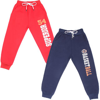                       ATLANS KIDS BOYS RED NAVY TRACKPANT PACK OF 2                                              