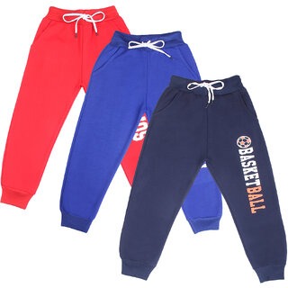                       ATLANS KIDS BOYS RED BLUE NAVY TRACKPANT PACK OF 3                                              