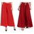 TNQ Palazzo Pants for Women Rayon Full Flared Free Size  for Any Kurti  Ethnic Wear (Combo Pack of 2 Pcs)