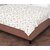 COTTON CANDY 200 TC Cotton Single Floral Bedsheet (Pack of 1, Orange, pastel blue and yellow)