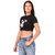 Combo of 2, One Party Wear OFF Shoulder TOP and One Crop TOP 170 GSM With Bio Wash Fabric.