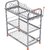 Decoration World Stainless Steel 2,3, 4 Shelf Wall Mount Kitchen  Rack Plate  Cutlery Stand 21X19x10 Inch