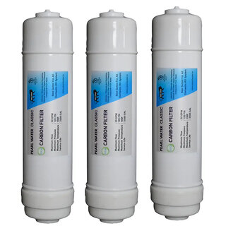                       Pearl Water Carbon Filter Classic 10 inch (Pack of 3)                                              