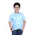 Kid Kupboard Pure Cotton Half-Sleeves Dot Printed Shirt For Boys (Sky Blue, Pack of 1)