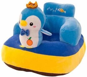 KIDS WONDERS Imported Velvet Kids Sofa Comfortable Soft Plush Cushion Sofa Seat  Rocking Chair for Kids (Penguin)