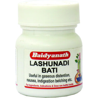 Baidyanath Lashunadi Bati 40 Tablets (Pack of 3)
