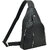 AQUADOR Fashion Backpack with Black faux vegan leather(AB-S-1521-BLACK)