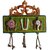 Metal Lord Balaji Shanku Chakra Naama Set Idol, Standard, Green/Muti, 1 Piece (7x6.5 inch)