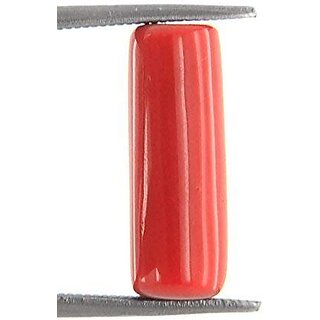 Bhairawgems 10.00 Ratti Original Italian Red Coral/Moonga Certified Natural Gemstone Bhairawgems 10.00 Ratti Original Italian Red Coral/Moonga Certified Natural Gemstone
