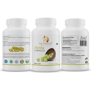                       Goldenacacia Herrbals Amla 500mg 60 Capsules                                              