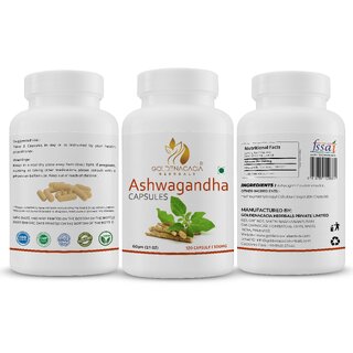                       Goldenacacia Herrbals Ashwagandha 500mg 120 Capsules                                              